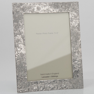 Lancaster & Gibbings Pewter Blossom Frame 7"x 5"