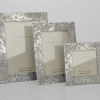 Lancaster & Gibbings Pewter Blossom Frame 3.5"x 3.5" - Image 2
