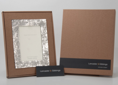 Lancaster & Gibbings Pewter Blossom Frame 3.5"x 3.5" - Image 4