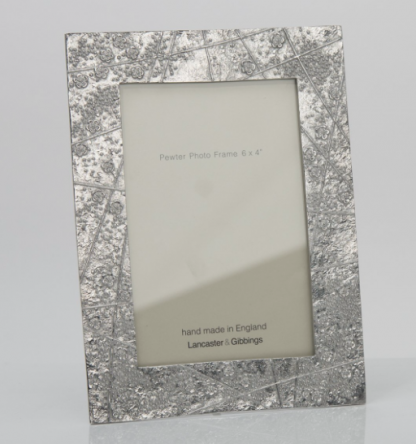 Lancaster & Gibbings Pewter Blossom Frame 6'x 4"
