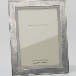 Lancaster & Gibbings Pewter Bantham Frame 7"x 5"