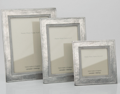 Lancaster & Gibbings Pewter Bantham Frame 3.5"x 3.5" - Image 2