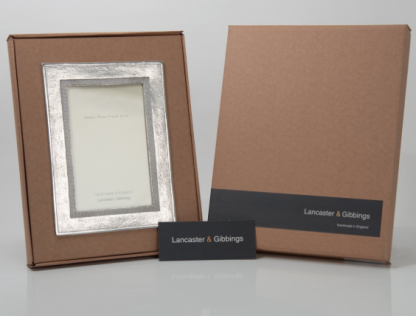 Lancaster & Gibbings Pewter Bantham Frame 3.5"x 3.5" - Image 3
