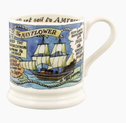 Emma Bridgewater Events The Mayflower 400 Years 1/2 Pint Mug