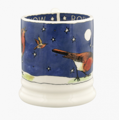 Emma Bridgewater Robins In The Snow 1/2 Pint Mug - Image 3