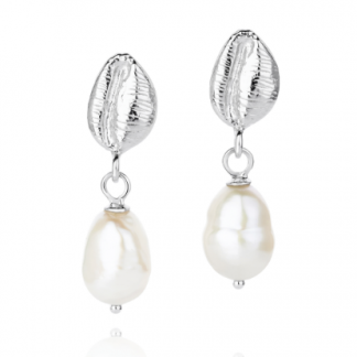 Claudia Bradby Cowrie Pearl Studs