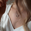 Tutti & Co Rope Necklace Silver NE507S