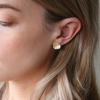 Tutti & Co Shell Earrings Gold EA355G - Image 2