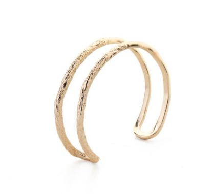 Tutti & Co Silt Bangle Gold BR496G