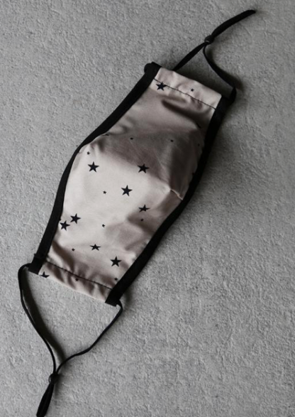 Tutti & Co Organic Cotton Face Mask-Starlight - Image 2
