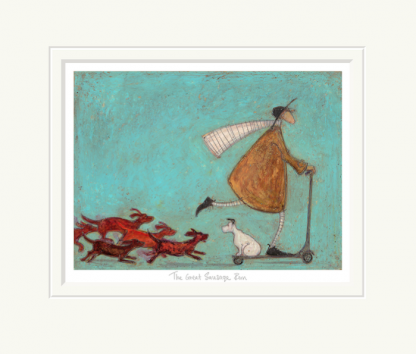 Sam Toft Limited Edition Print - The Great Sausage Run