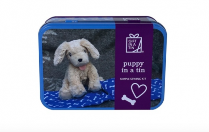 Gift in a tin  Puppy in a Tin