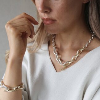 Tutti & Co Link Necklace (NE512S)