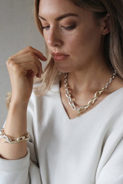 Tutti & Co Link Necklace (NE512S)