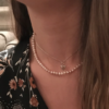 Claudia Bradby White Button Pearl Choker - Image 3