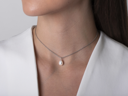 Claudia Bradby Favourite Pearl Drop Necklace