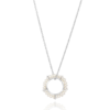 Claudia Bradby Circle of Life Small Pearl Ring on Short Chain - Image 2