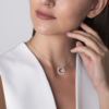 Claudia Bradby Circle of Life Small Pearl Ring on Short Chain - Image 3