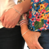 Claudia Bradby Abacus Silver Pearl Friendship Bracelet - Image 2