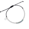 Claudia Bradby Abacus Silver Pearl Friendship Bracelet