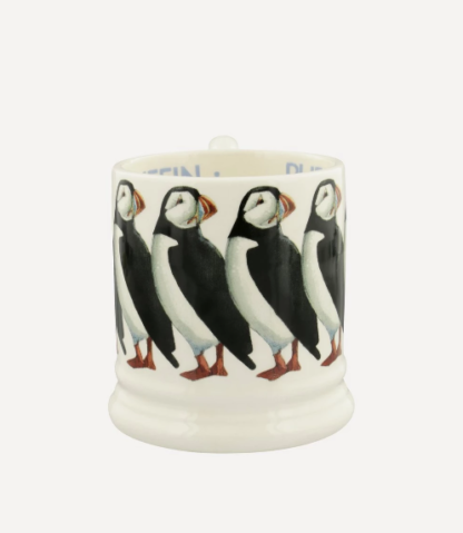 Emma Bridgewater Birds Puffin 1/2 pint mug at Gifted Boston Spa