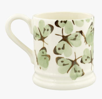 Emma Bridgewater Green Cabbage White Butterfly Mum 1/2 Pint Mug Boxed - Image 2