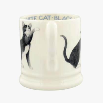 Emma Bridgewater Cats Black & White Cat 1/2 Pint Mug - Image 3