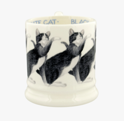 Emma Bridgewater Cats Black & White Cat 1/2 Pint Mug - Image 4