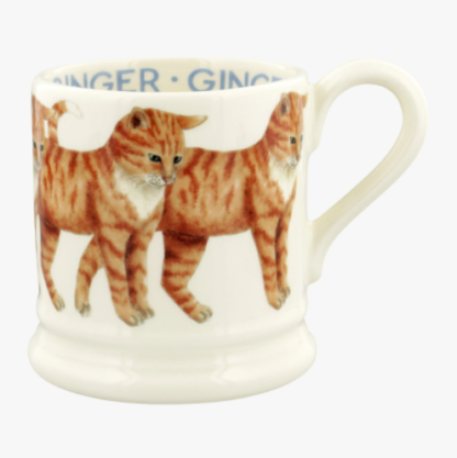 Emma Bridgewater Cats Ginger Cat 1/2 Pint Mug