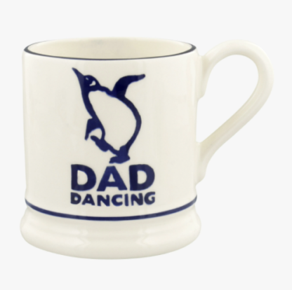 Emma Bridgewater Bright Mugs Dancing Dad 1/2 Pint Mug