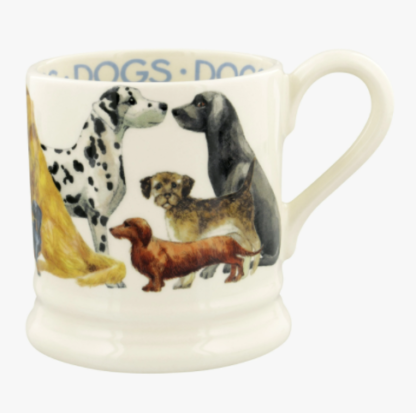 Emma Bridgewater Dogs Dogs All Over 1/2 Pint Mug