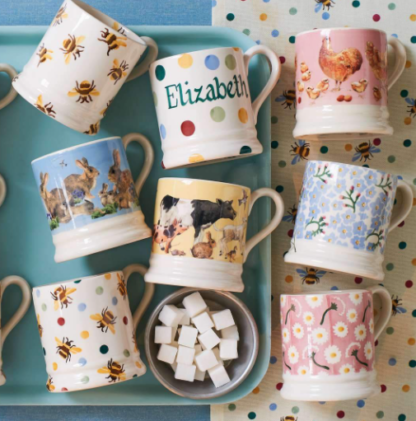 Emma Bridgewater Pink Daisy 1/2 Pint Mug - Image 4