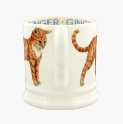 Emma Bridgewater Cats Ginger Cat 1/2 Pint Mug - Image 4