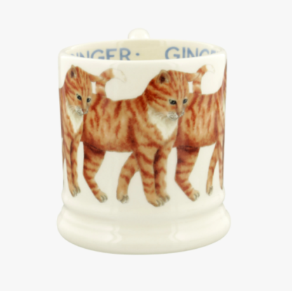 Emma Bridgewater Cats Ginger Cat 1/2 Pint Mug - Image 3
