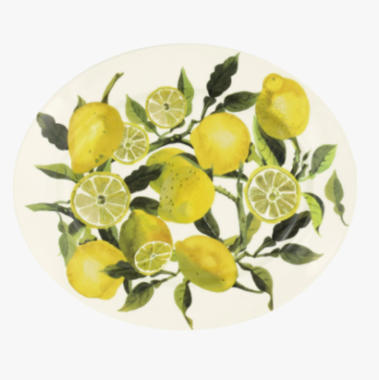 Vegetable Garden Lemons Medium Oval Platter - Image 3