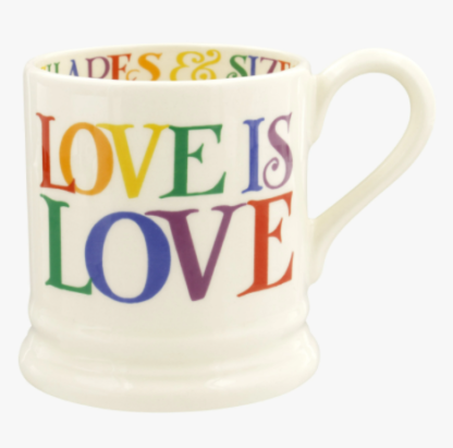 Rainbow Toast Love is Love 1/2 Pint Mug - Image 4