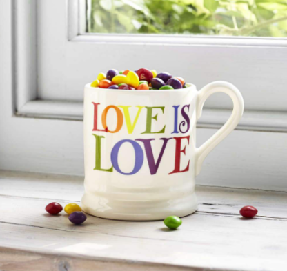 Rainbow Toast Love is Love 1/2 Pint Mug