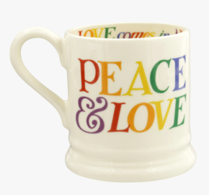 Rainbow Toast Love is Love 1/2 Pint Mug - Image 3