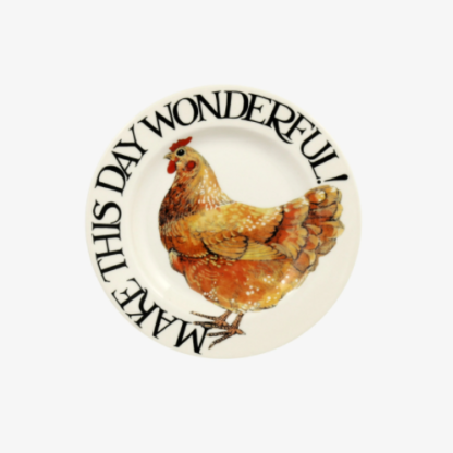 Emma Bridgewater Rise & Shine Make This Day Wonderful 6 1/2 Inch Plate