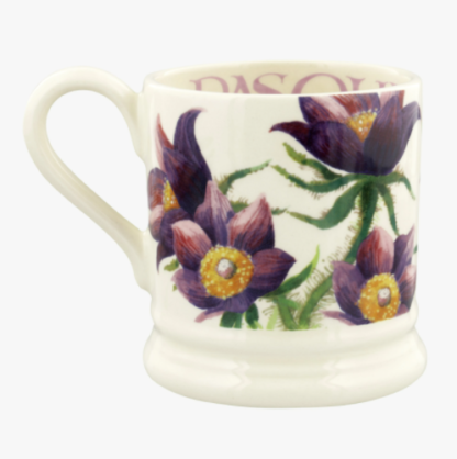 Emma Bridgewater Flowers Pasque Flower 1/2 Pint Mug - Image 2