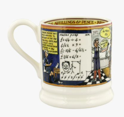 Emma Bridgewater Events Pounds, Shillings And Pence 1/2 Pint Mug - Image 2