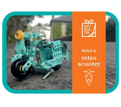 Gift in a tin  Retro Scooter