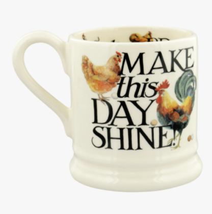 Emma Bridgewater Rise & Shine Eggs & Toast 1/2 Pint Mug - Image 2