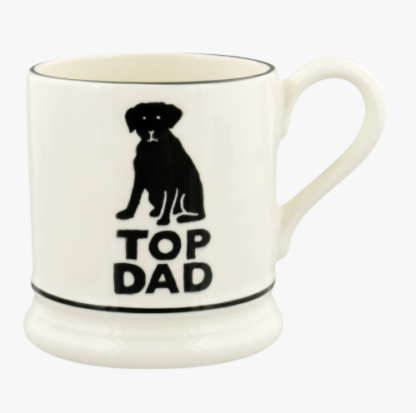 Emma Bridgewater Bright Mugs Top Dad 1/2 Pint Mug