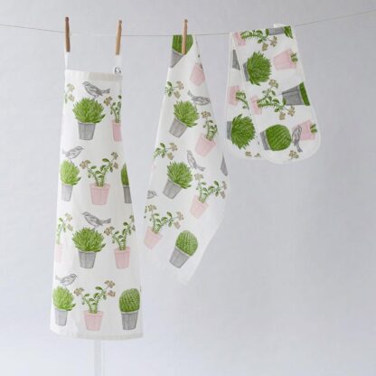 Thornback & Peel Cactus & Bird Tea Towel - Image 4