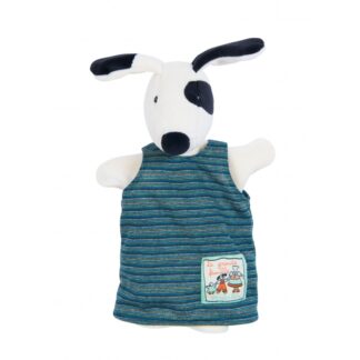 Moulin Roty La Grande Famille Julius the dog Hand Puppet