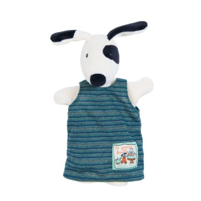 Moulin Roty La Grande Famille Julius the dog Hand Puppet