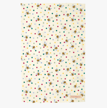 Emma Bridgewater Bumblebee & Small Polka Dot Tea Towel - Image 2