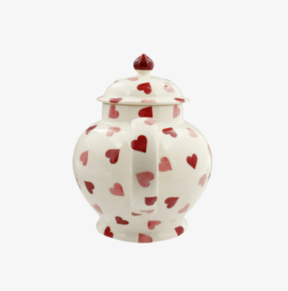 Emma Bridgewater Pink Hearts 4 Mug Teapot Boxed - Image 4