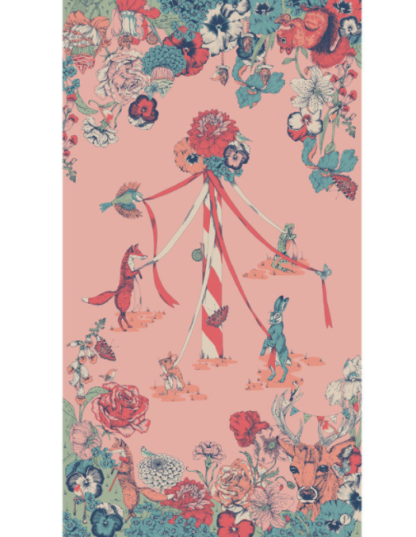 Powder Candy Printed Scarf Summer Fete - Image 2
